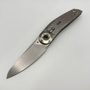 Pre-Owned Reate Knives VK-TRON Crystal Titanium Handles & Hand Rubbed M390