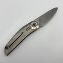 Pre-Owned Reate Knives VK-TRON Crystal Titanium Handles & Hand Rubbed M390