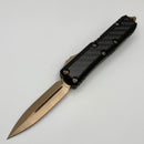Pre-Owned Microtech Daytona D/E Bronze Standard w/ Carbon Fiber Inlays Signature Series 126-13CFIS