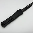 Pre-Owned Microtech Knives Combat Troodon Gen III Tactical Hellhound w/ Black Handle Signature Series 1219-1TS