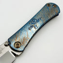 Marfione Custom Borka SB Galactic Acid Handles & Mirror Drop Point M390