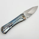 Marfione Custom Borka SB Galactic Acid Handles & Mirror Drop Point M390