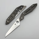 Spyderco Nand Titanium Handles w/ M398 (Non-Locking) C270TIP