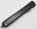 Microtech Knives PRE OWNED Makora Black Carbon Fiber & Black 3/4 Serrated