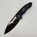Pre-Owned We Knife Hyperactive Flipper Titanium w/ Arctic Storm Fat Carbon Handle & Vanax WE23030-3