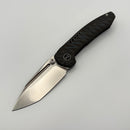 Pre-Owned We Knife Micro Trogon Flamed Titanium & Satin M390 WE24043-3