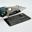 Marfione Custom Borka Stitch Cosmic/Galactic Handles w/ Double star Grind Mirror Blade