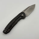Pre-Owned We Knife Micro Trogon Flamed Titanium & Satin M390 WE24043-3