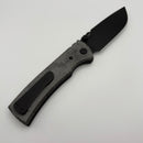 Pre-Owned Chaves Knives Redencion 229 Blackout w/ Black Micarta & PVD Drop Point Elmax - Blue Label