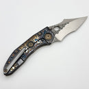 Borka Custom Stitch Ti2 Design Gambler w/ Serpent Rocked Blade/Backspacer