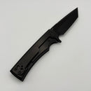 Pre-Owned Chaves Knives Street Liberation Flipper Black PVD w/ Titanium Integral Handle & Tanto M390