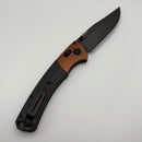 Pre-Owned Benchmade Crooked River w/ Burnt Copper Aluminum/Black Canvas Micarta Handles & DLC Battlewash MagnaCut 15080BK-04