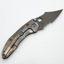 Borka Custom Stitch Serpent w/ Blood Wash & Cosmic Handles & Chisel Serrated M390 Blade