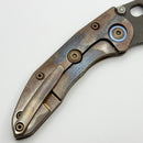 Borka Custom Stitch Serpent w/ Blood Wash & Cosmic Handles & Chisel Serrated M390 Blade