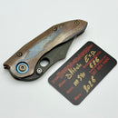 Borka Custom Stitch Serpent w/ Blood Wash & Cosmic Handles & Chisel Serrated M390 Blade