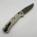 Pre-Owned Benchmade Taggedout Tan Grivory Handles & Green Cerakote Elmax 15536GN-01