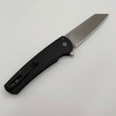 Pre-Owned Pro-Tech Malibu Smooth Black Handle & Stonewash MagnaCut Reverse Tanto Blade 5401