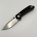 Pre-Owned Reate Knives PL-XT Black Micarta w/ Black G-10 Inlays & Stonewash Nitro-V