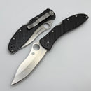 Spyderco Centofante 3 w/ Carbon Fiber Handles & CruWear Distributor Exclusive C66CFP3