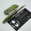 Heretic Custom Koschei Antique Green Titanium Handles & Bronze Cracked Ice M390