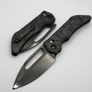 Heretic Custom Koschei Marbled Carbon Fiber Handles & DLC High Polish M390