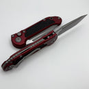 Microtech Knives LUDT Gen III Apocalyptic Partial Serrated Tanto w/ Merlot Handle 1136-11APMR