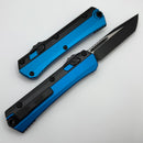 Microtech Glykon Blue Handle w/ Black Tanto M390MK 185-1BL