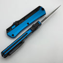 Microtech Glykon Blue Handle w/ Black Tanto M390MK 185-1BL