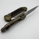 Microtech Knives LUDT Gen III Apocalyptic Tanto Full Serrated w/ OD Green Handle 1136-12APOD