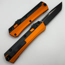 Microtech Glykon Orange Handle w/ Black Tanto M390MK 185-1OR