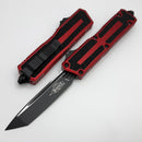 Microtech Scarab 2 Gen 3 Black Spine Fluted Tanto w/ Red Handle 1279-1RD