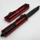 Microtech Scarab 2 Gen 3 Black Spine Fluted Tanto w/ Red Handle 1279-1RD