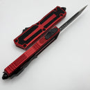 Microtech Scarab 2 Gen 3 Black Spine Fluted Tanto w/ Red Handle 1279-1RD