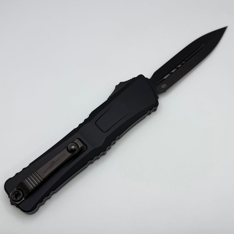 Grenade Blem Microtech Knives Combat Troodon Gen III DLC Shadow Double Edge 1142-1DLCTSH