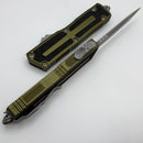 Microtech Scarab 2 Gen 3 Apocalyptic Spine Fluted Tanto w/ OD Green Handle 1279-10APOD