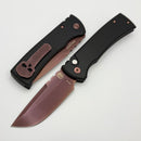 Chaves Pro-Tech Redencion 229 Auto Copper Rose Black Handle & Copper PVD Drop Point S35VN