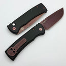 Chaves Pro-Tech Redencion 229 Auto Copper Rose Black Handle & Copper PVD Drop Point S35VN