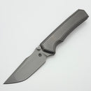 Chaves Knives Sam Tran Arison Street Stonewash Titanium Integral Handle & Stonewash M390
