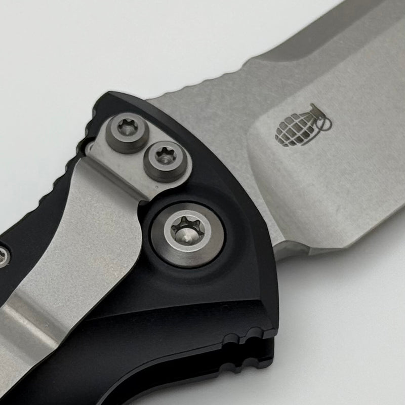 Grenade Blem Microtech Socom Elite S/E Auto Stonewash Standard 160A-10