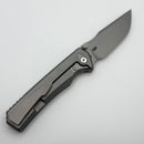 Chaves Knives Sam Tran Arison Street Stonewash Titanium Integral Handle & Stonewash M390