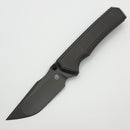 Chaves Knives Sam Tran Arison Street Stonewash Gray PVD Titanium Integral Handle & Stonewash Gray PVD M390