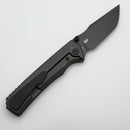 Chaves Knives Sam Tran Arison Street Stonewash Gray PVD Titanium Integral Handle & Stonewash Gray PVD M390