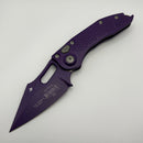 Pre-Owned Microtech Borka Stitch Auto Cerakote Purple Signature Series 169-1PU-X16