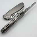 Reate Knives Mantis Titanium Handles w/ Belt Satin Elmax