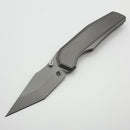 Chaves Knives Jake McCoy Omega Street Stonewash Titanium Integral Handle & Stonewash M390