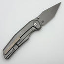 Chaves Knives Jake McCoy Omega Street Stonewash Titanium Integral Handle & Stonewash M390