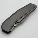 Chaves Knives Jake McCoy Omega Street Stonewash Titanium Integral Handle & Stonewash M390