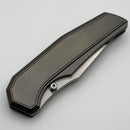 Chaves Knives Jake McCoy Omega Street Stonewash Titanium Integral Handle & Belt Finish M390