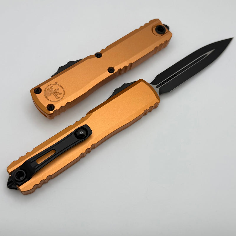 Microtech Ultratech Gen IV D/E Tactical Standard w/ Tequila Sunrise Handle 11224-1TE