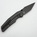 Chaves Knives Jake McCoy Omega Street Stonewash Gray PVD Titanium Integral Handle & Stonewash Gray PVD M390